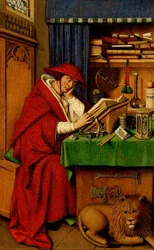 Der heilige Hieronymus in seinem Studierzimmer